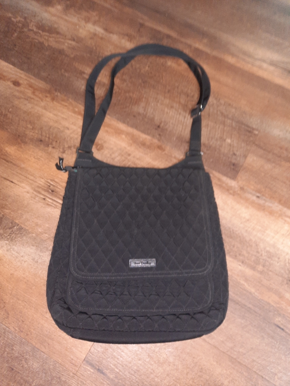 Vera Bradley Black Quilted Crossbody Bag